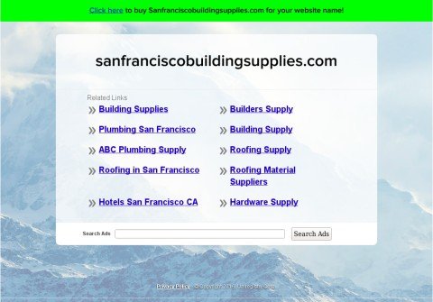 sanfranciscobuildingsupplies.com thumbnail