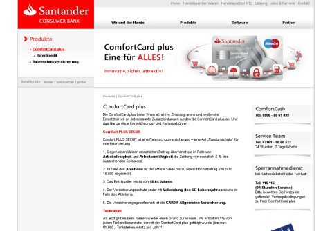 comfortcard.net thumbnail