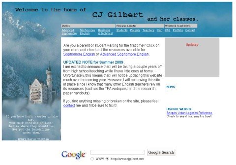 cjgilbert.net thumbnail