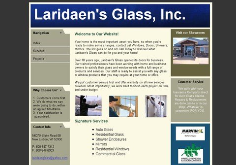 laridaensglass.net thumbnail