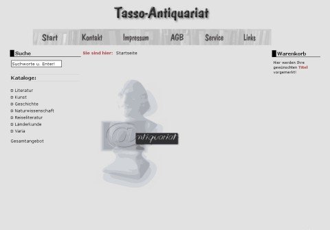 tasso-antiquariat.net thumbnail