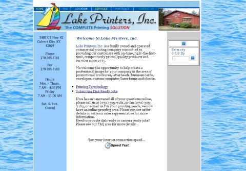lakeprinters.com thumbnail