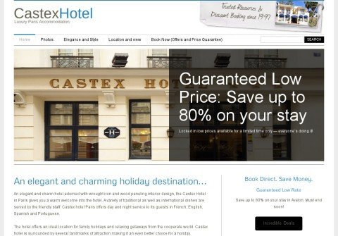 castex-paris-hotel.com thumbnail