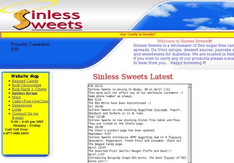sinlesssweets.com thumbnail