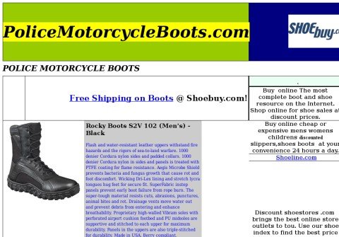 policemotorcycleboots.com thumbnail
