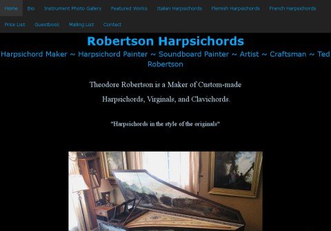 robertsonharpsichords.com thumbnail