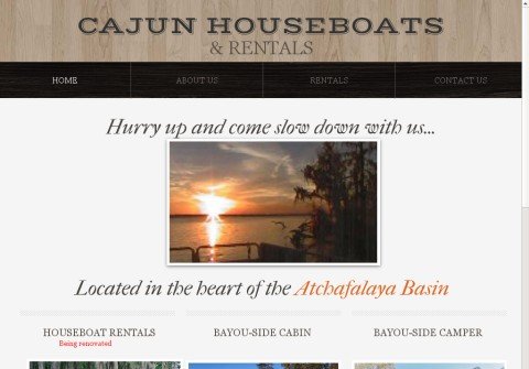 cajunhouseboats.com thumbnail