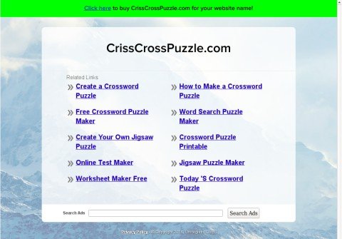 crisscrosspuzzle.com thumbnail
