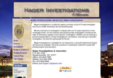 hagerinvestigations.com thumbnail
