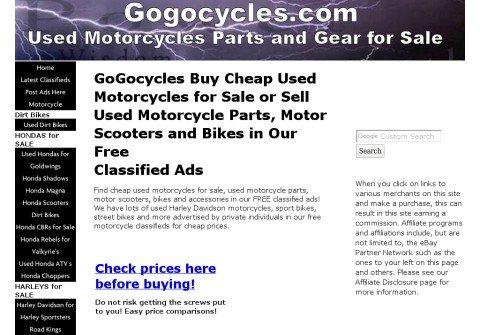 gogocycles.com thumbnail