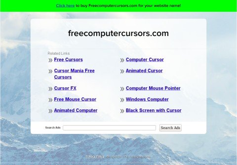 freecomputercursors.com thumbnail