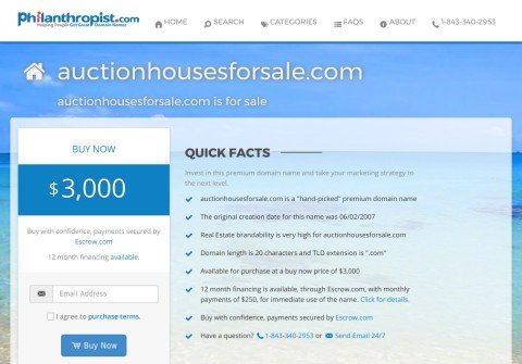 auctionhousesforsale.com thumbnail