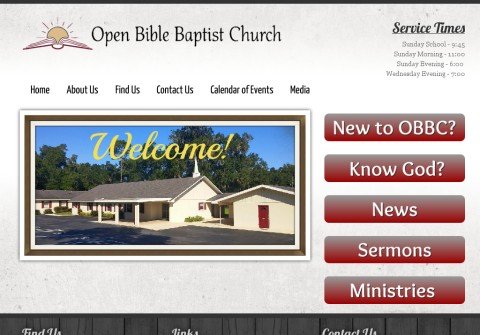 openbiblebaptist.com thumbnail