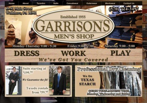 garrisonsmensshop.com thumbnail