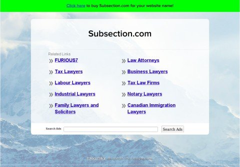 subsection.com thumbnail