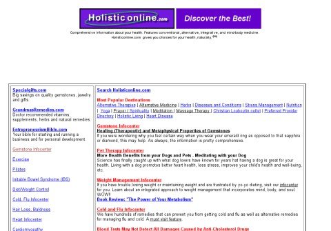holisticonline.net thumbnail
