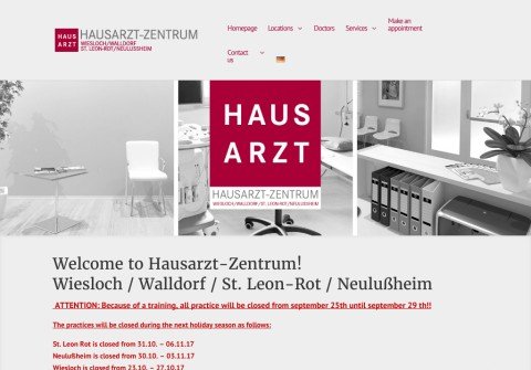hausarzt-wiesloch.com thumbnail